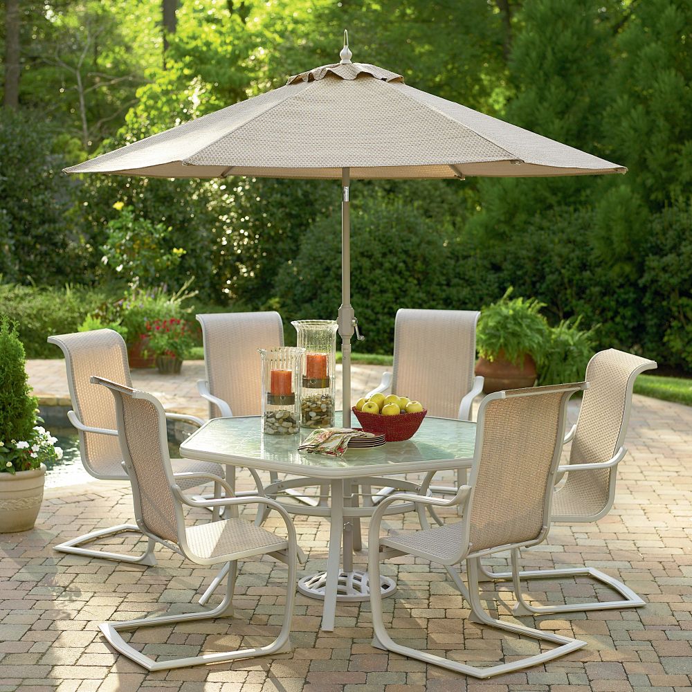 Gardenpatio on Garden Oasis Clayton 7 Piece Patio Dining Set  Reviews   Mysears