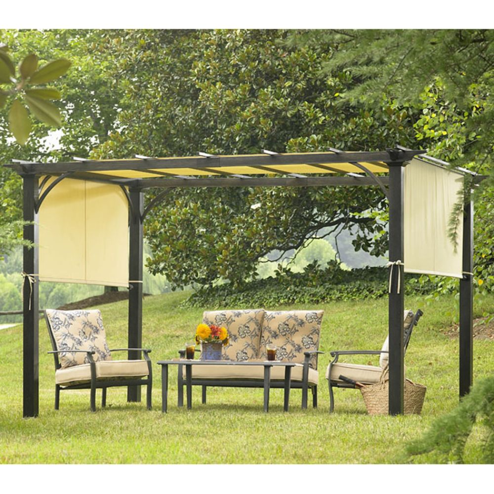 Garden Oasis Pergola Deluxe Shaded Canopy