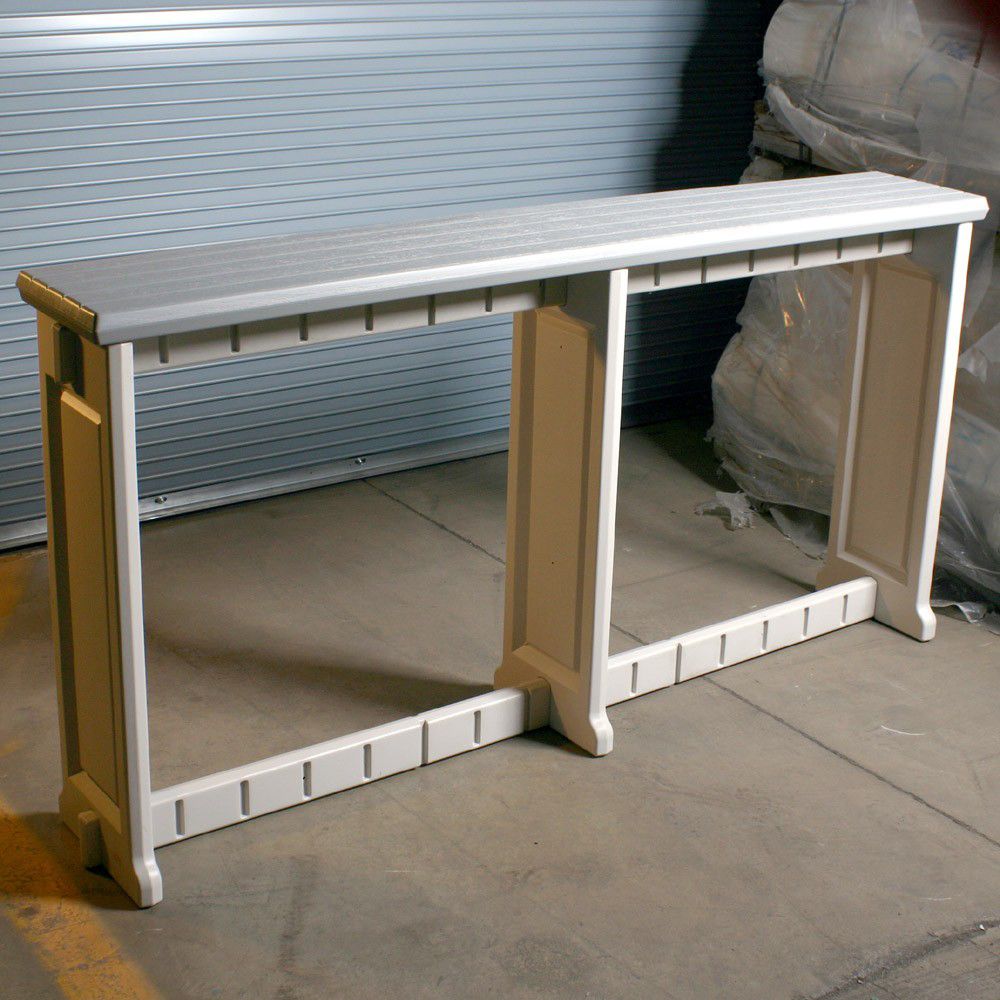 Leisure Accents 36" x 74" Patio Spa Bar - Gray at Kmart.com