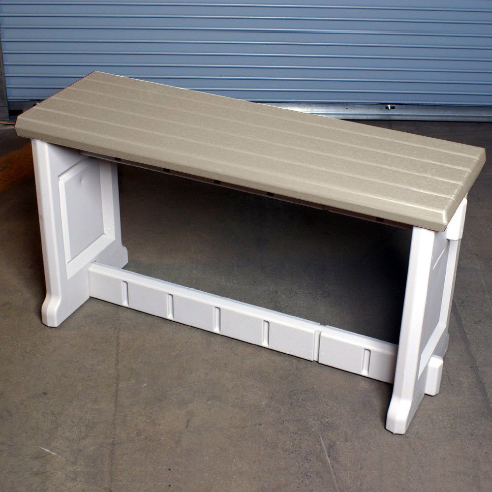 Leisure Accents 36" Patio Bench - Taupe at Kmart.com
