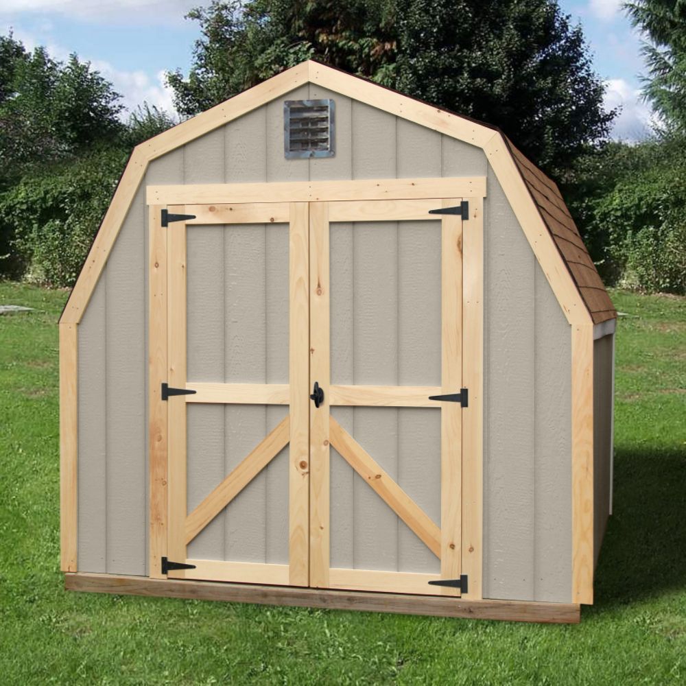 Quality Outdoor Structures T0808SV Wood Storage Shed (8 ft. x 8 ft.) - Professional Installation Included at Kmart.com