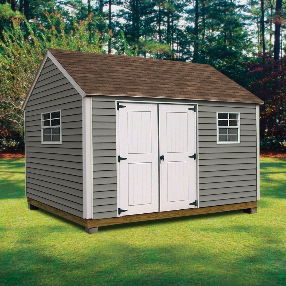 Quality Outdoor Structures V0812S Vinyl Cottage (8 ft. x 12 ft.) - Professional Installation Included at Kmart.com