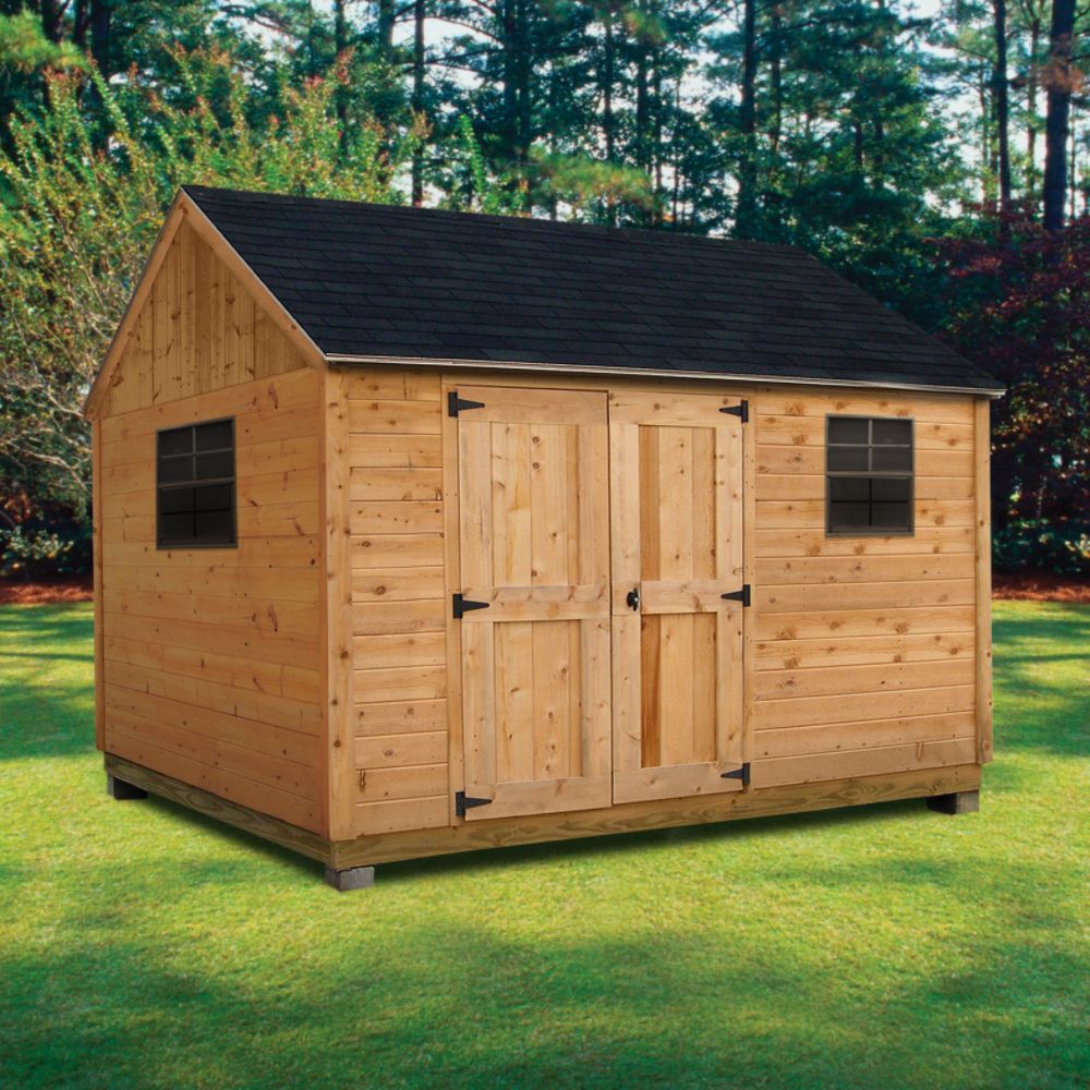 Quality Outdoor Structures C1012SC Cedar Cottage (10 ft. x 12 ft.) - Professional Installation Included at Kmart.com