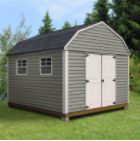 V1012SB Vinyl Barn (10 ft. x 12 ft.) - Professional Installation Included
