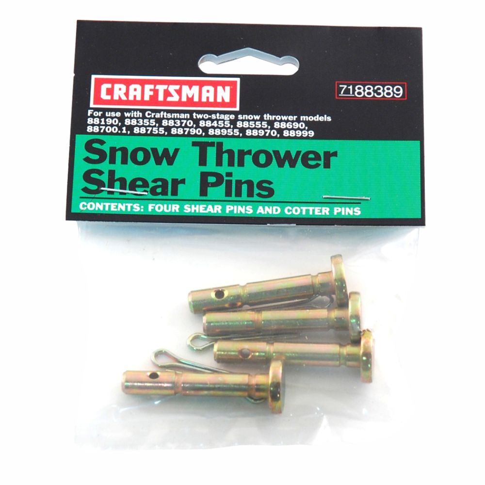 Craftsman Snowblower Shear Pins