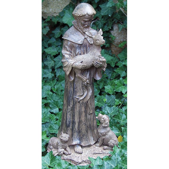 Echo Valley St Francis Holding Deer