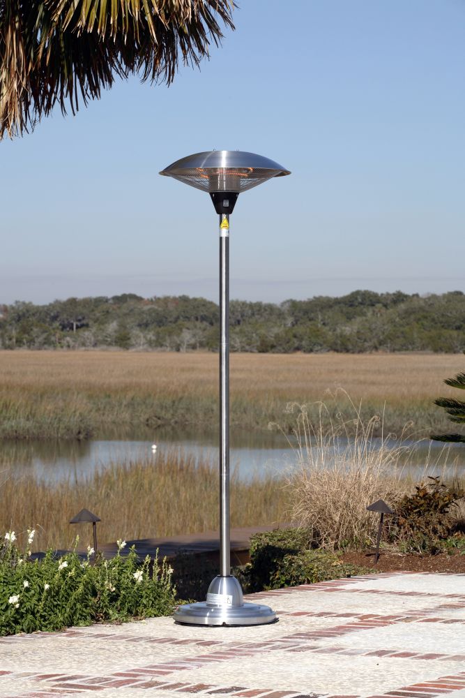 Fire Sense Floor Standing Round Stainless Steel Infrared Patio Heater at Kmart.com