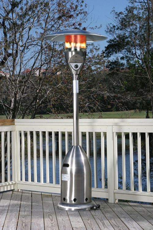 Fire Sense 47,000 BTU Deluxe Stainless Steel LPG Patio Heater at Kmart.com