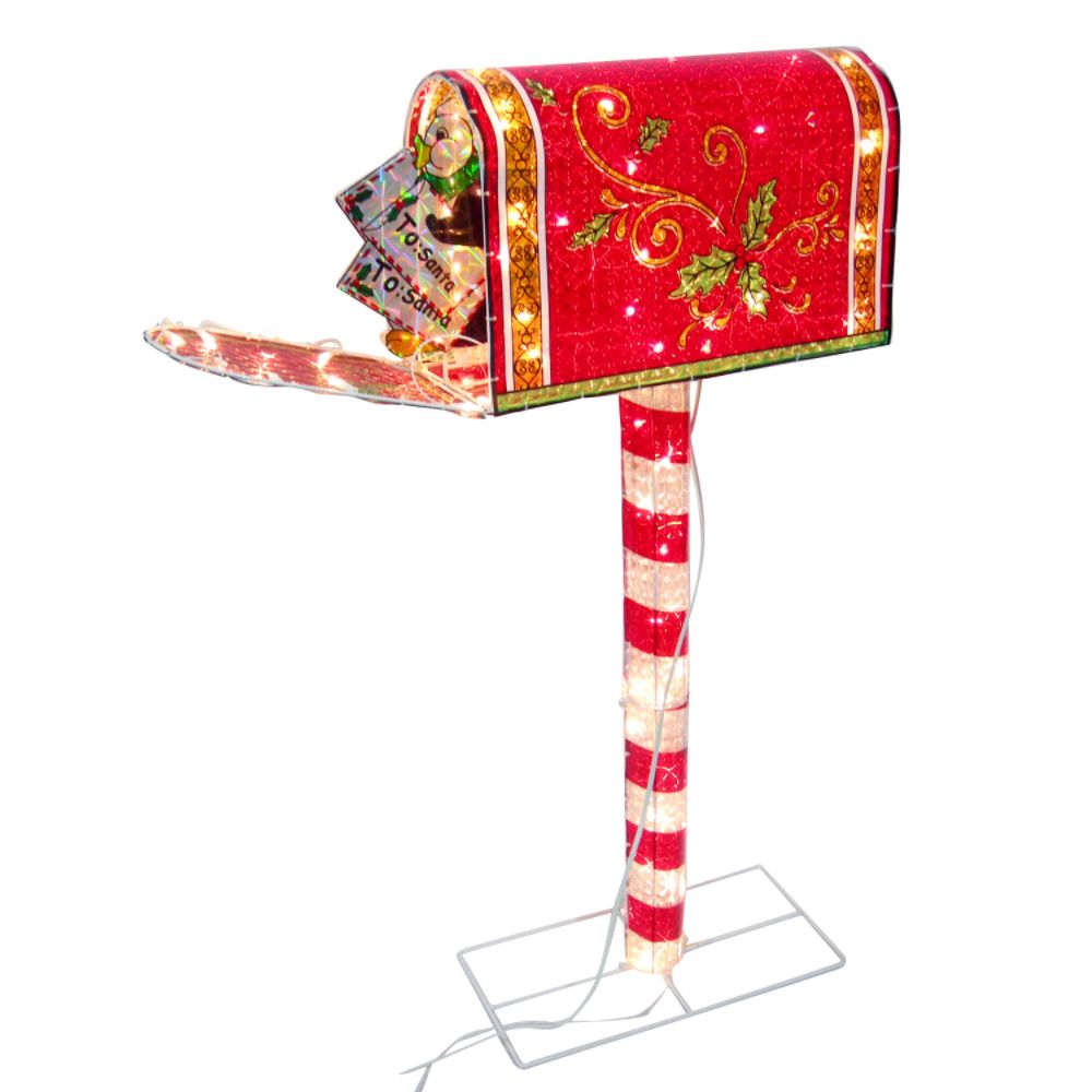Holiday! Holiday! 48in Animated Holographic Mailbox