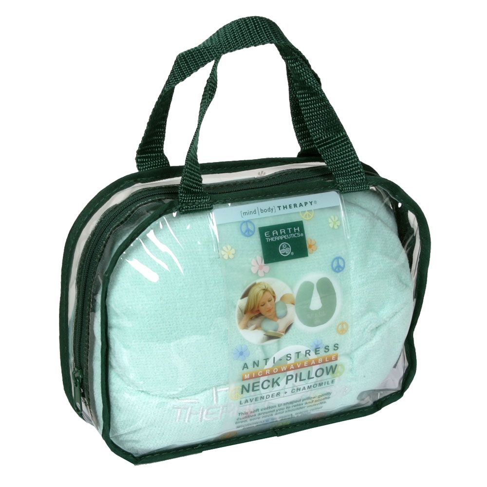 Earth Therapeutics Mind/Body Therapy Anti-Stress Neck Pillow, Microwaveable, Lavender + Chamomile, 1 pillow at Sears.com