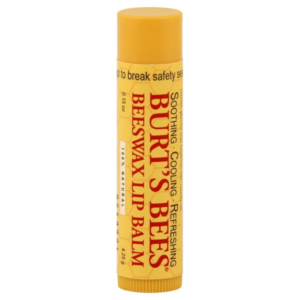 Burt's Bees Lip Balm, Beeswax, 0.15 oz (4.25 g)