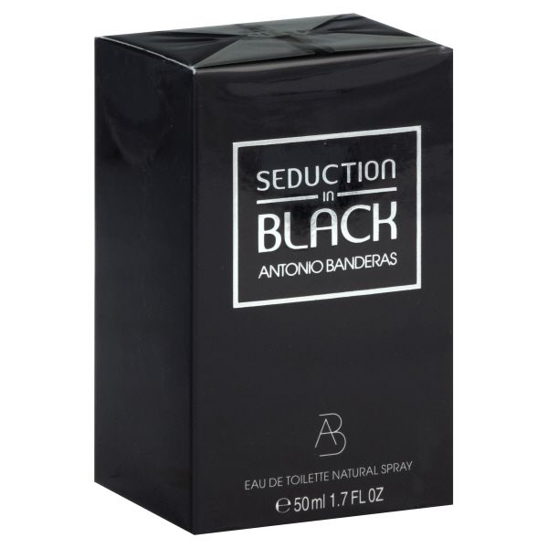 Antonio Banderas Eau de Toilette, Seduction in Black, 1.7 fl oz (50