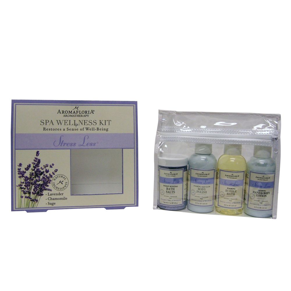 Aromafloria Stress Les 16 oz. Spa Kit
