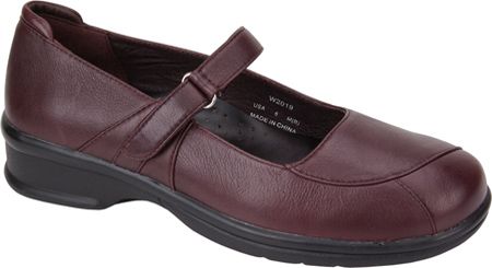 Propet Wide Shoes on Propet Women S Mary Jo Walker Plum Leather Good Fit In Extra Wide Very