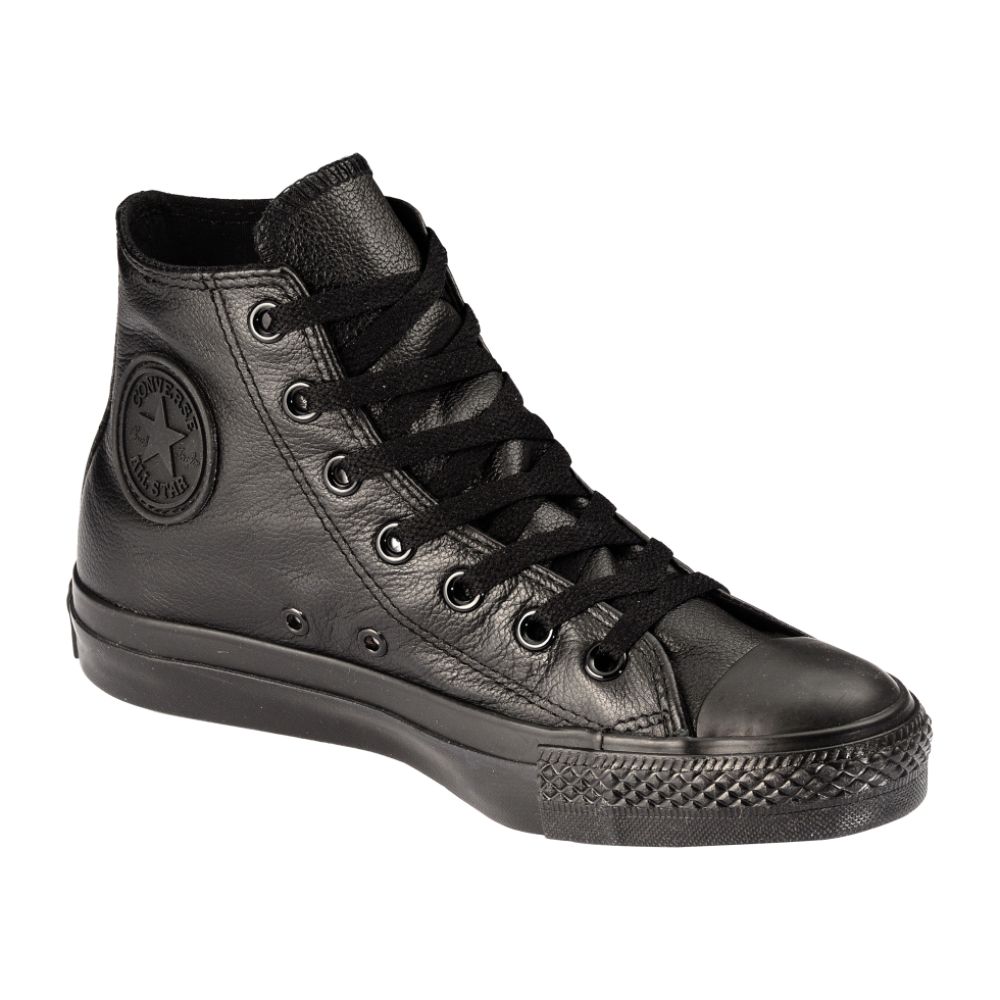 Converse Unisex Chuck Taylor All Star Leather Hi 1T405- Black