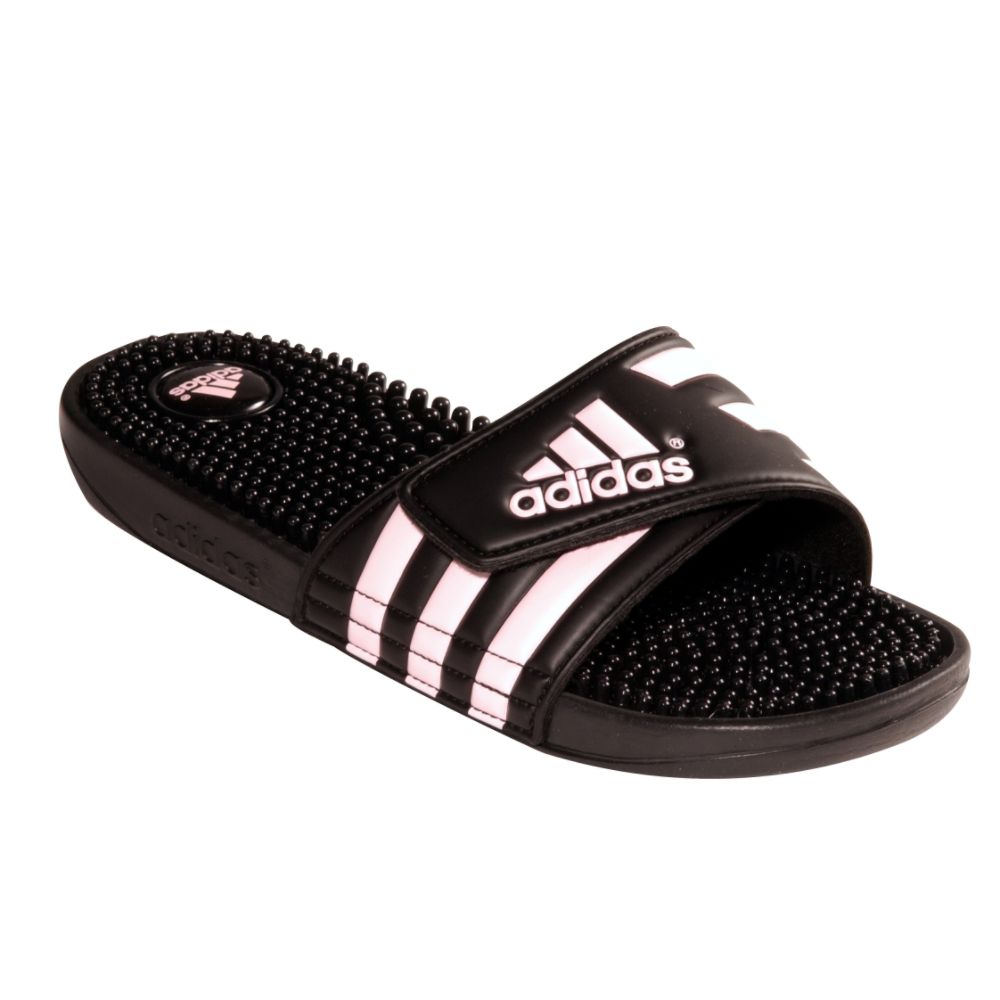 Adidas Women's Adissage Shoe - Black/Pink