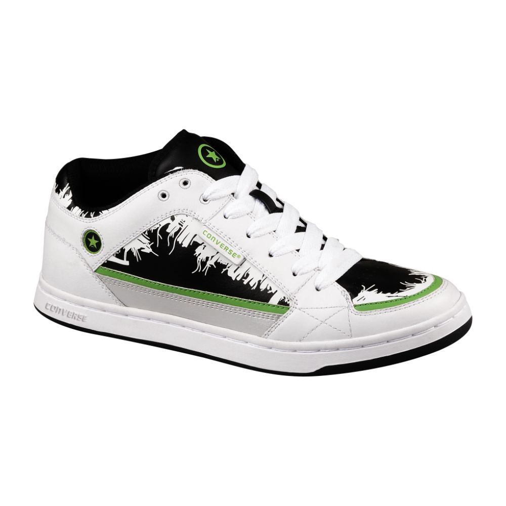 Converse Mens Tzinga Shredder - White/Black/Green