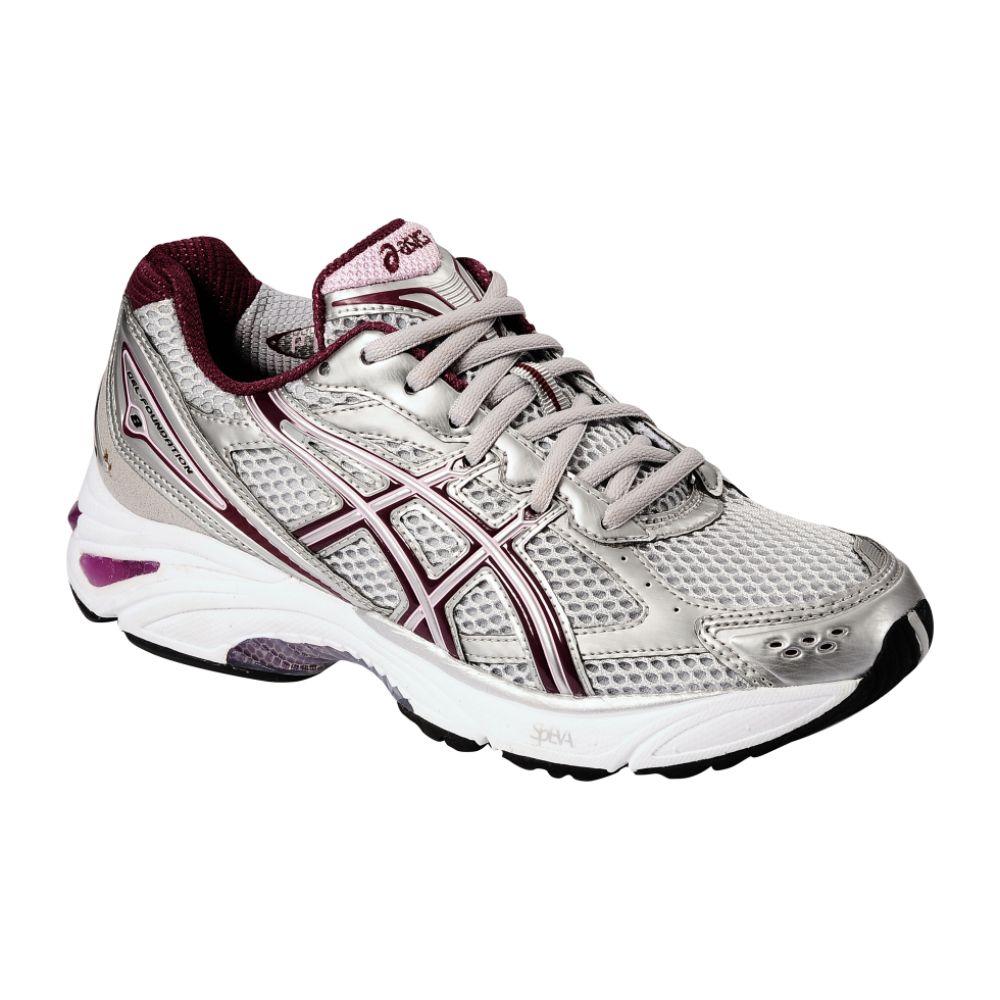 Asics Women's GEL-Foundation 8 Shoe - Lightning/Burgandy