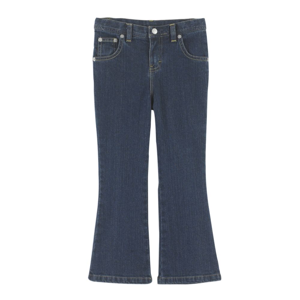 Canyon River Blues Girl's 4-6x Flare Jean with Flap Back Pocket