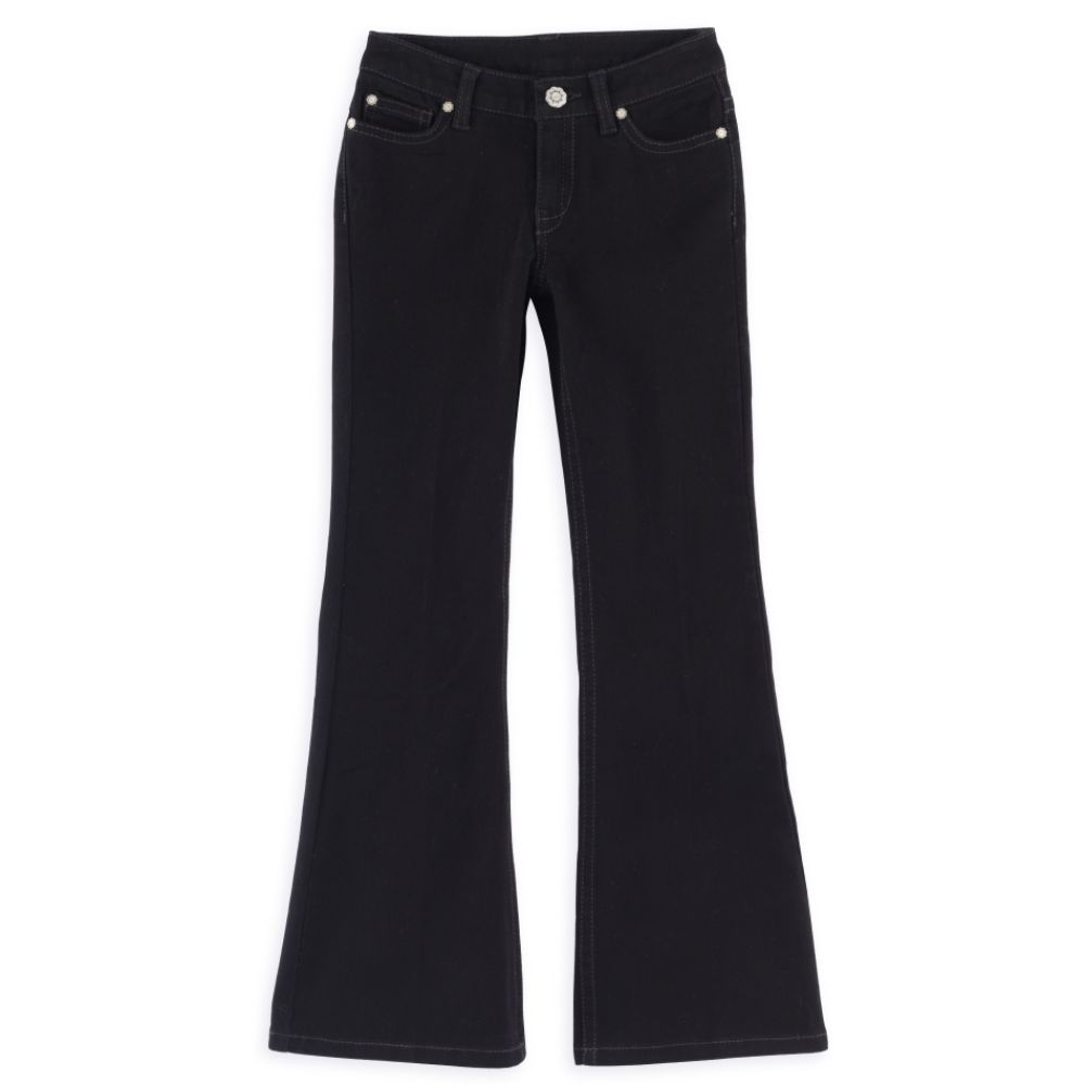 Canyon River Blues Girl's Plus Super Flare Leg Flap Pocket Jean