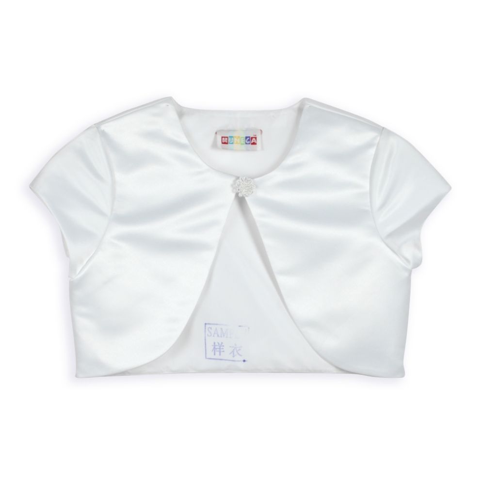Muneca Girl's 7-16 Satin Bolero