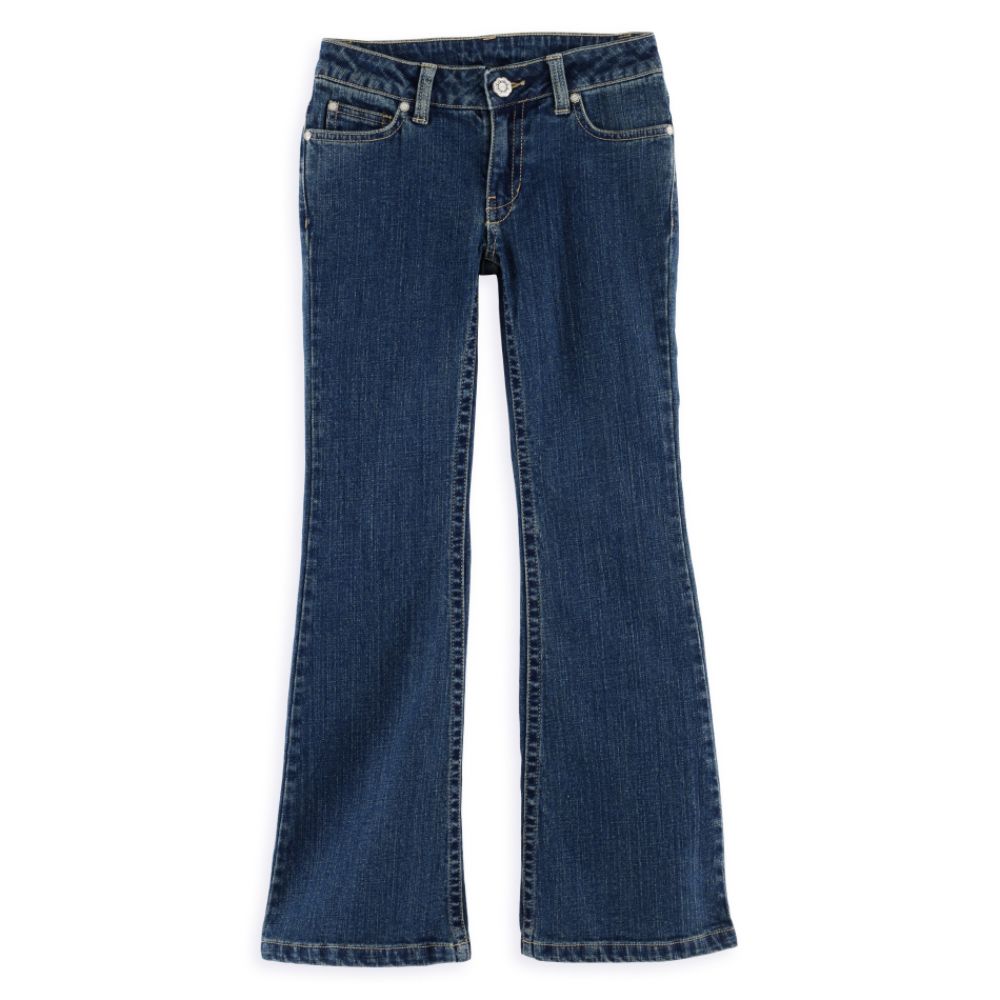 Canyon River Blues Girl's 7-16 Regular Fit Super Flare Leg Flap Pocket Jean