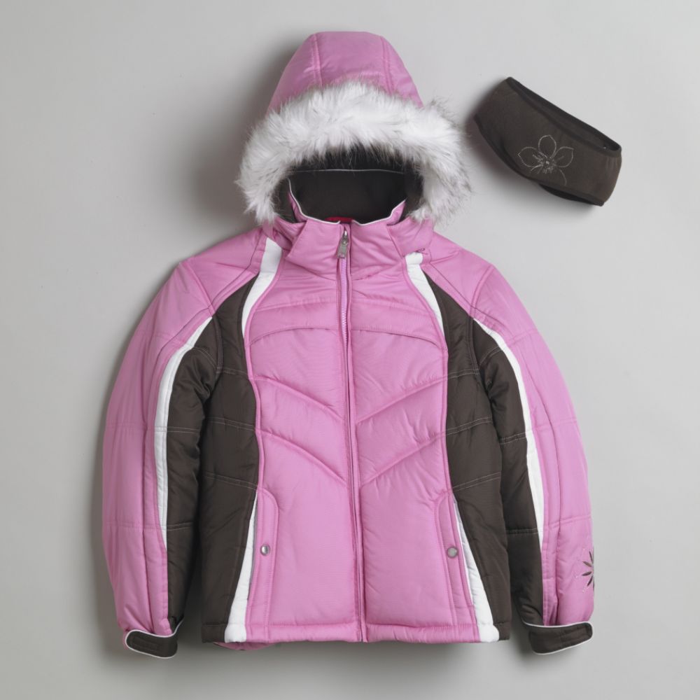 Protection System Girl's 7-16 Pieced Bubble Jacket