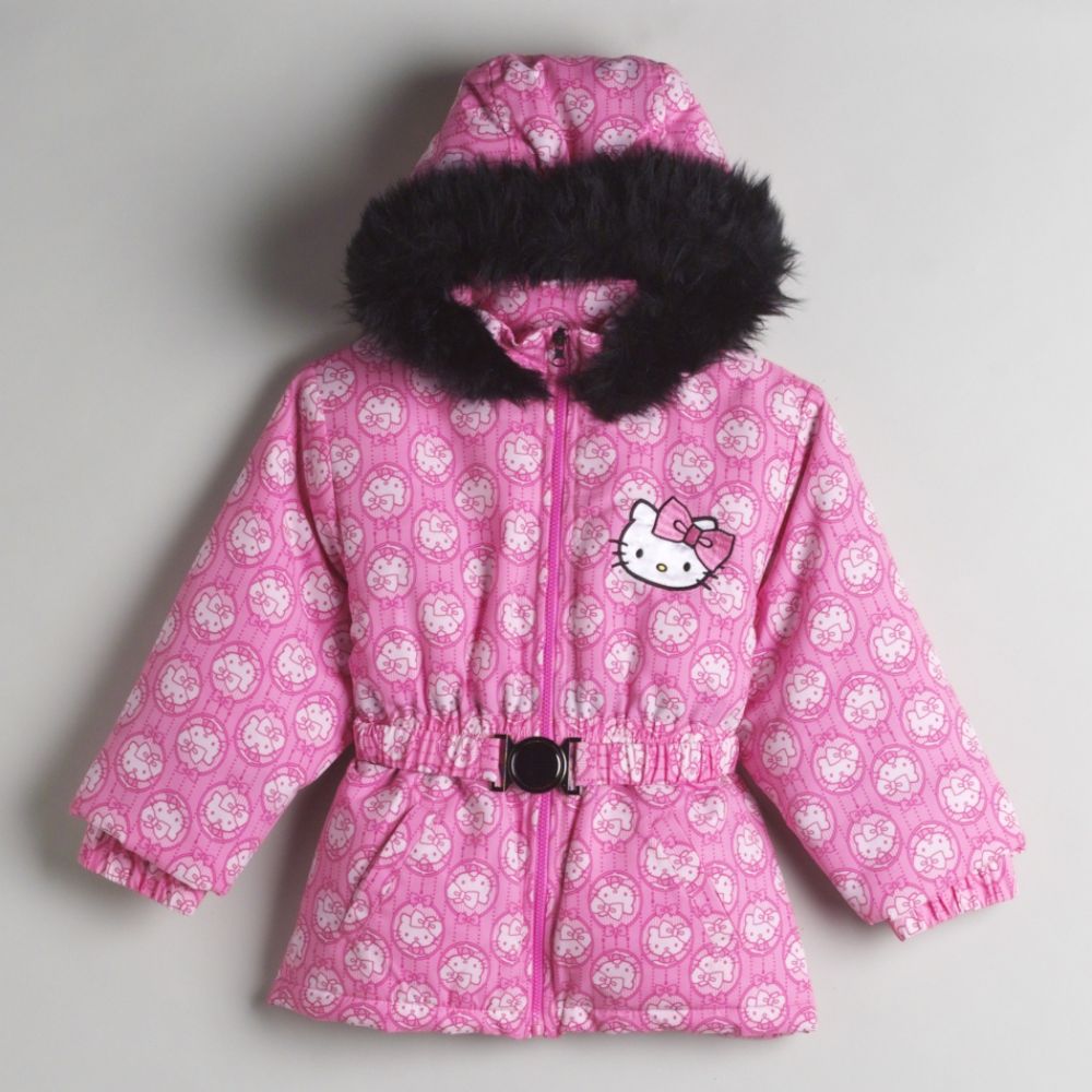 Hello Kitty Toddler Girl's Printed Hooded Jacket