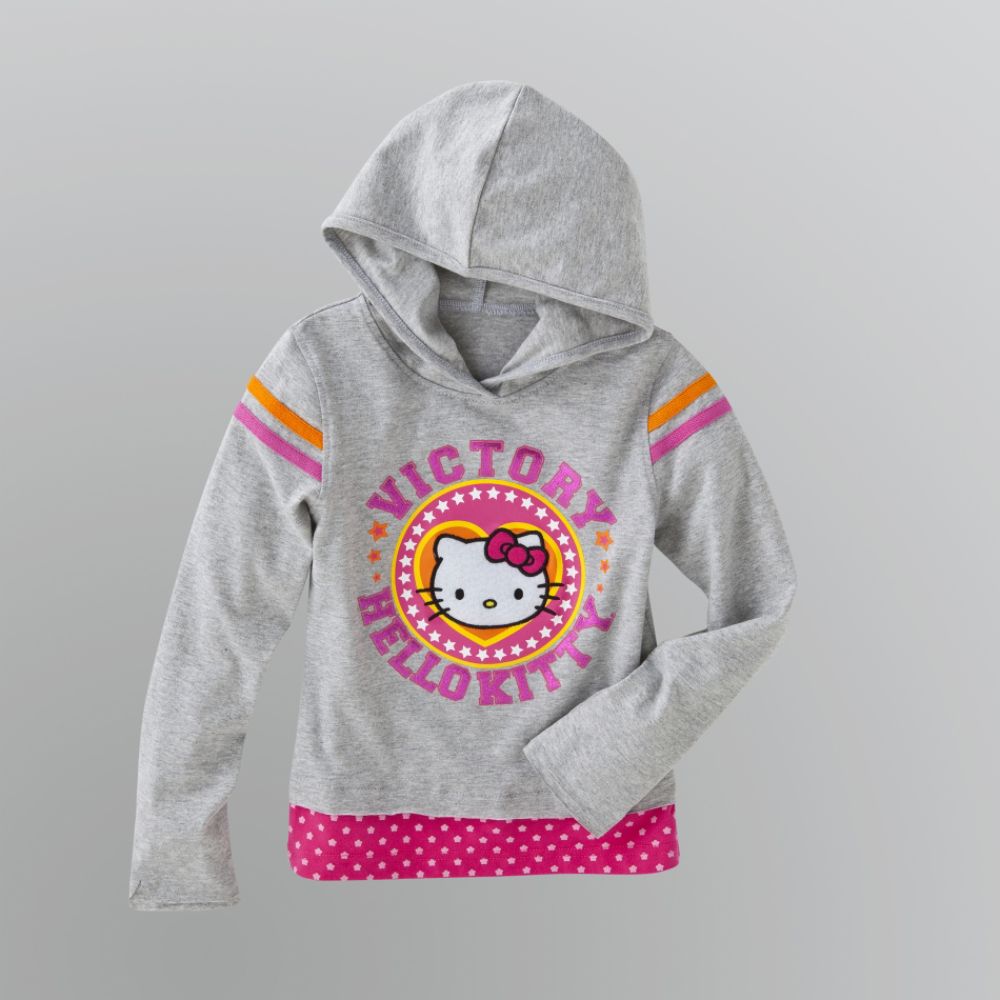 Girl's 4-6x Hello Kitty Victory Hoodie Top