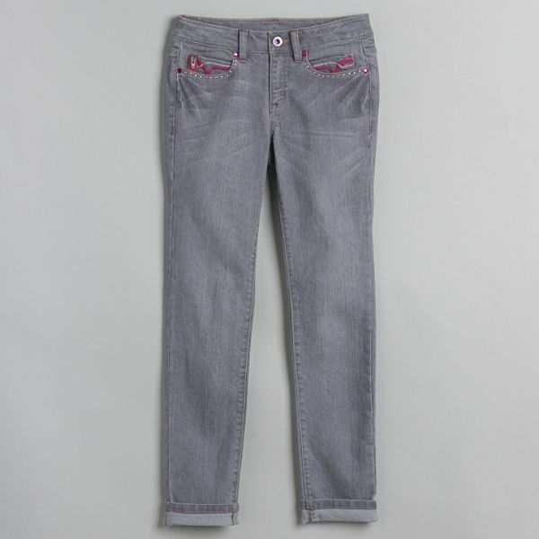 Canyon River Blues Girl's Plus Cuffed Skinny Jeans