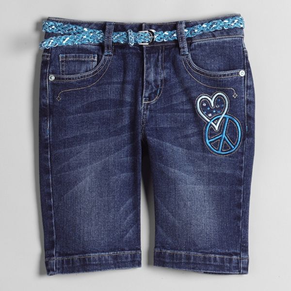Canyon River Blues Girl's Plus 5 Pocket Bermuda Shorts