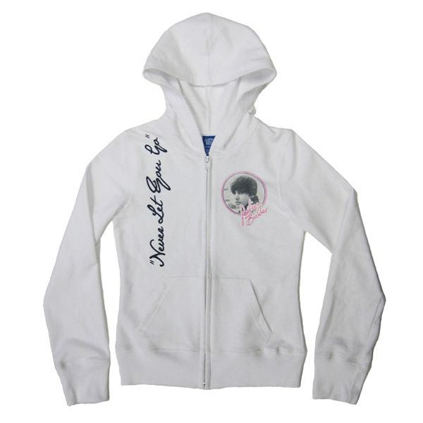Justin Bieber Girl's 7-16 French Terry Full Zip Hoodie 