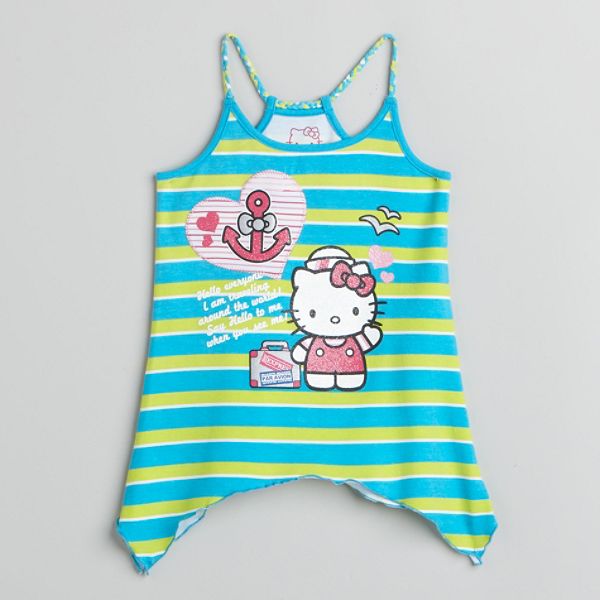 Hello Kitty Girl's 4-6x Traveling Tank Top