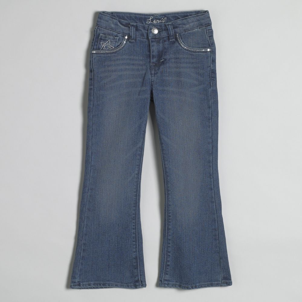 Levi's Girl's 4-6x 5-Pocket Fashion Denim Flare Jeans
