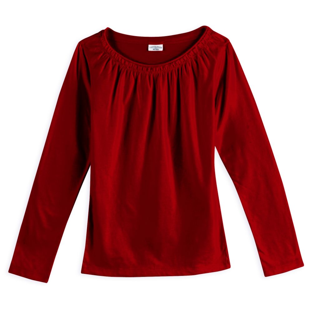 Canyon River Blues Girl's 7-16 Long Sleeve Scoop Top Collection
