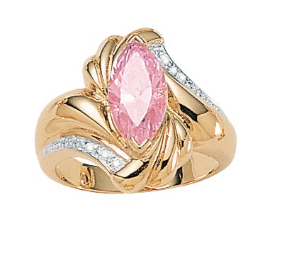 Pink Ice CZ Ring
