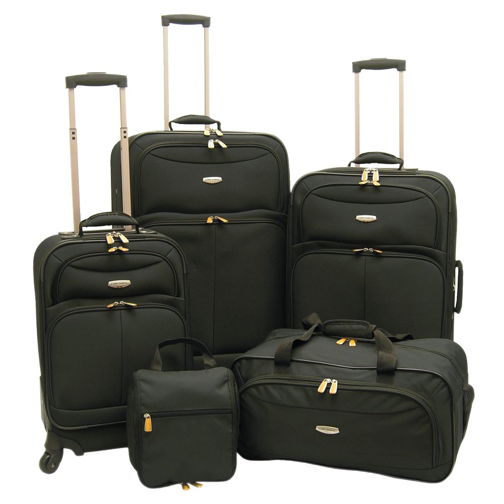 Durable Luggage Sets on Luggage Set Blue Gray Concourse 5 Pc Is Very Durable And Great Sizes
