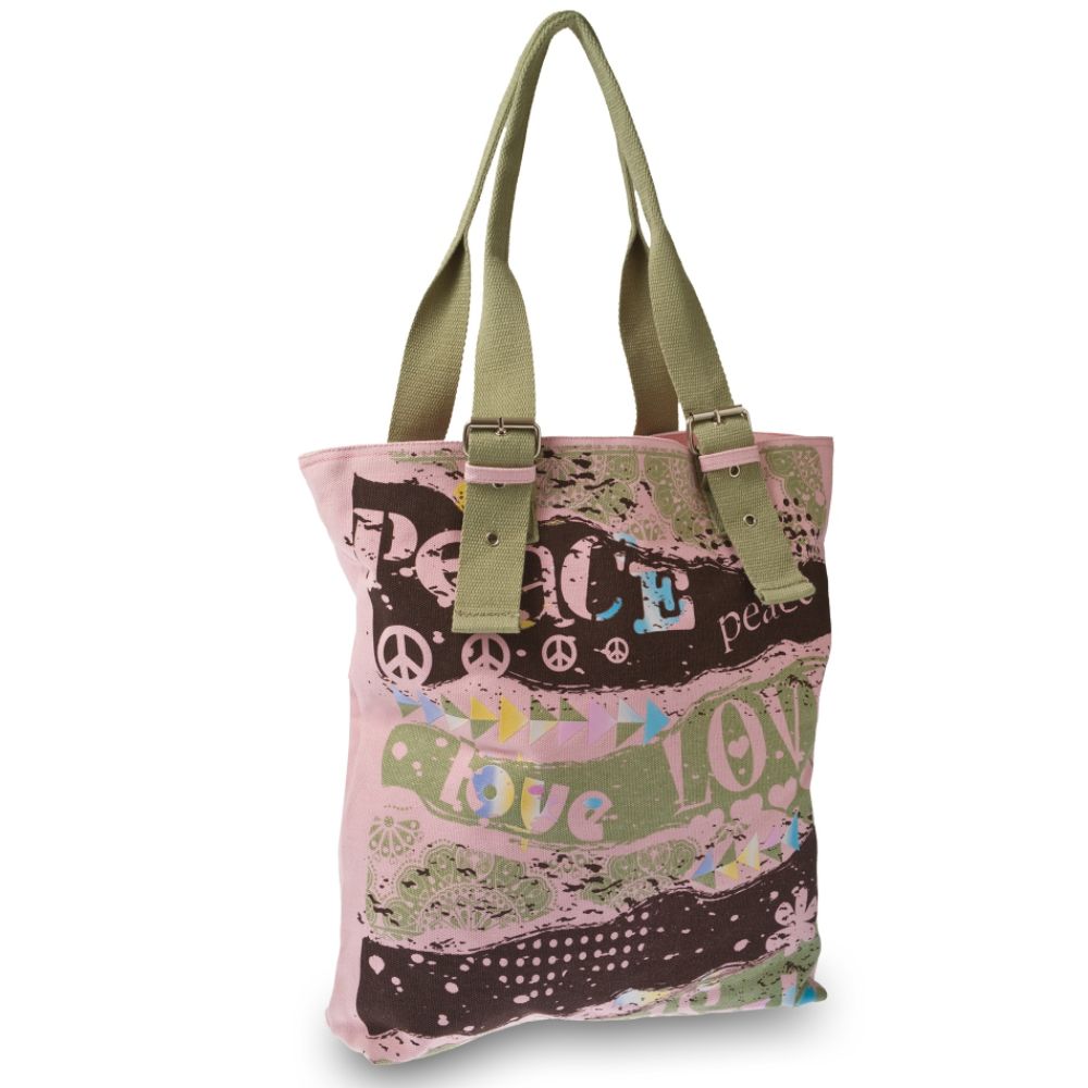 Printed Script Book Tote at Kmart.com