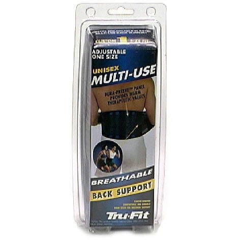 Tru-Fit Multi-Use Back Support, One Size/Unisex, Adjustable, 1 each at Kmart.com