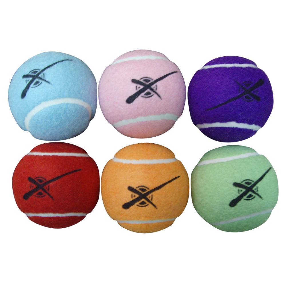 Multi-color Tennis Balls - 6 pack