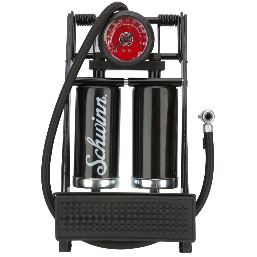 Schwinn Foot Pump Double Barrel