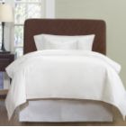 EE Headboard & Slipcover, Square Top, Twin Size