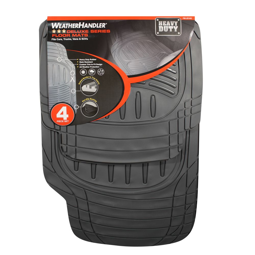 WeatherHandler Deluxe 4 pc. Rubber Floor Mat Set at Sears.com