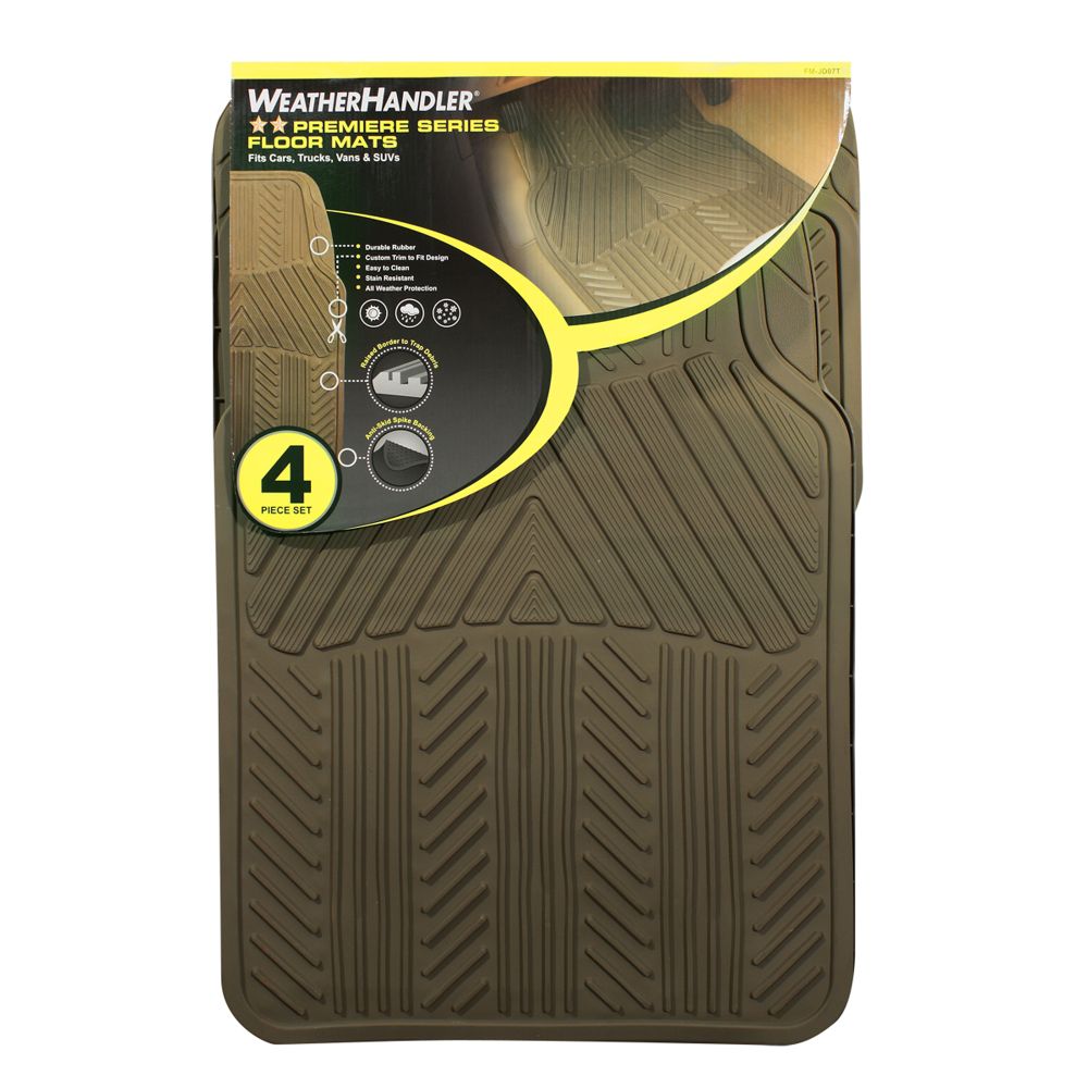 WeatherHandler All Season 4 pc. Rubber Floor Mat Set at Sears.com