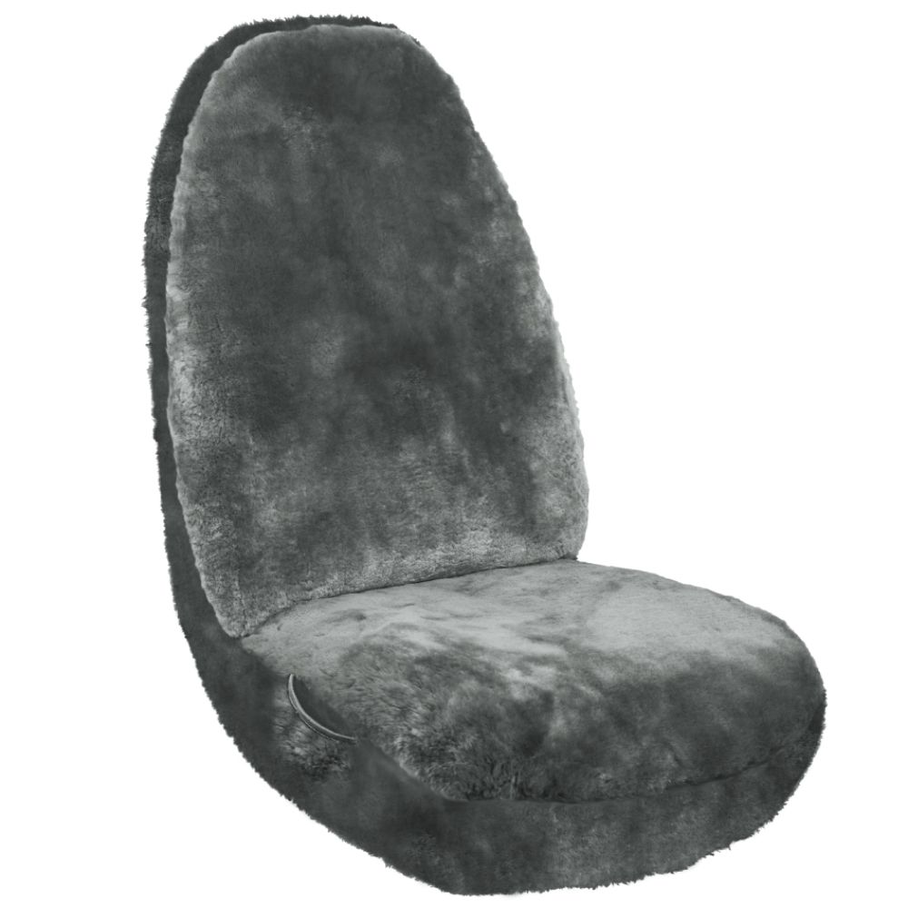 Elegant USA Seat Cover High Back Grey Sheepskin at Sears.com