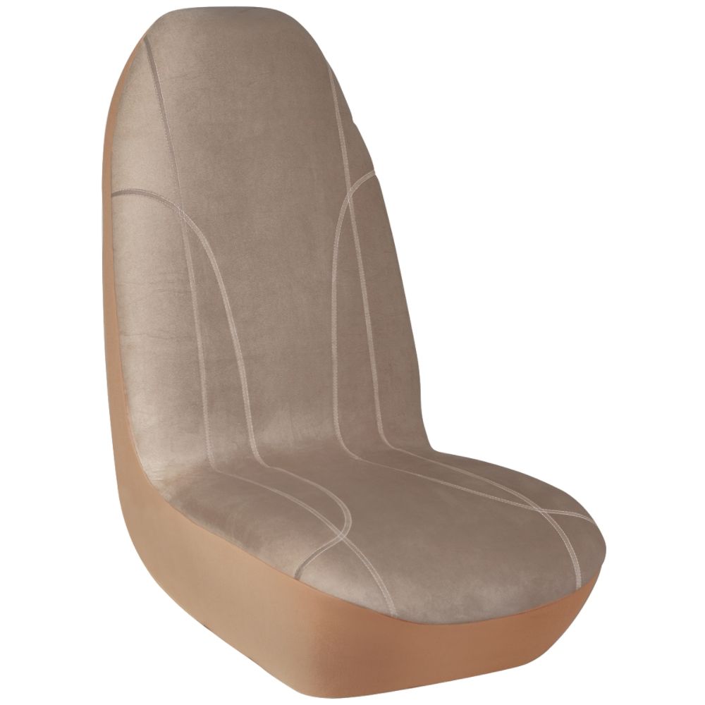 Elegant USA Seat Cover Microsuede High Back Taupe at Sears.com