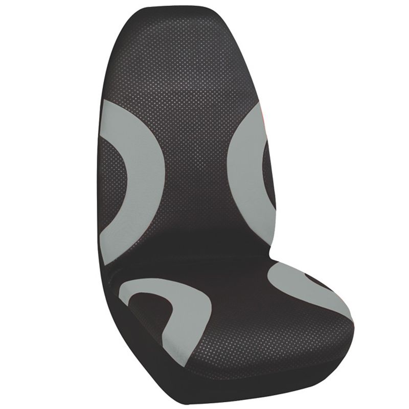 Elegant USA Seat Cover High Back Black Metro Stripe