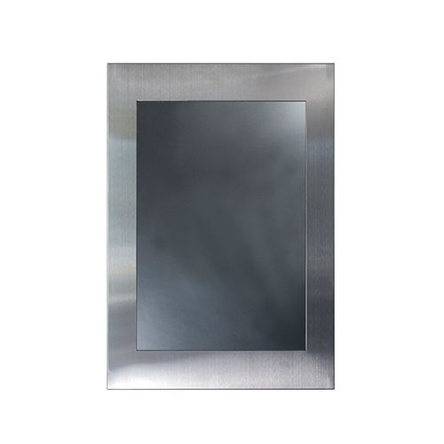 BCL Small Rectangle Stainless Steel Mirror, 26.4 in. x 18.9 in.
