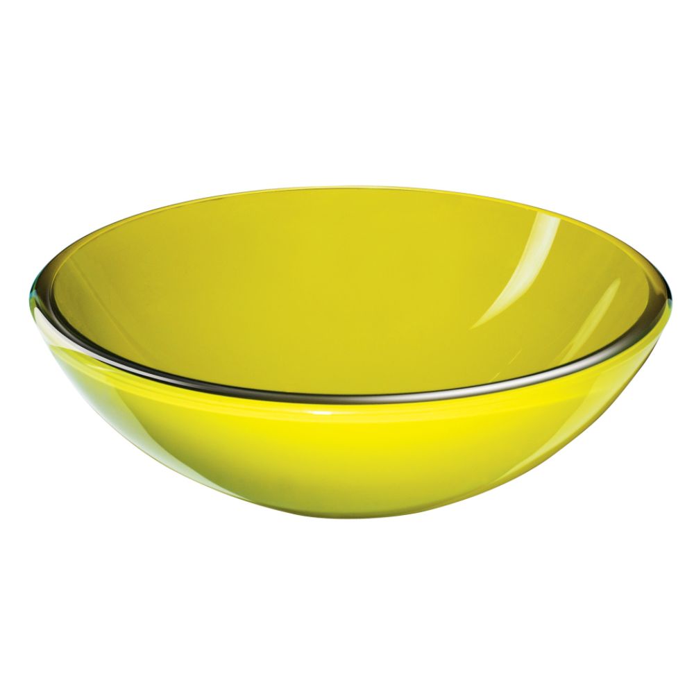 Euroclassique Round Canary Tint Vessel Sink
