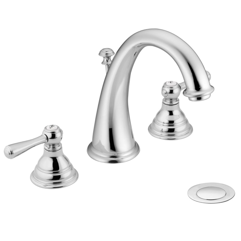 Moen Kingsley Two-Handle Widespread Lavatory Faucet - Chrome